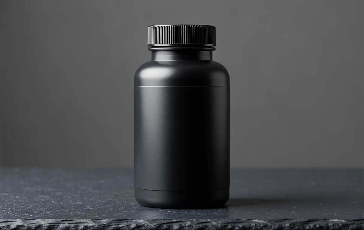 Natural supplements for men packaging